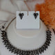 Fancy Necklace Set Black MTL
