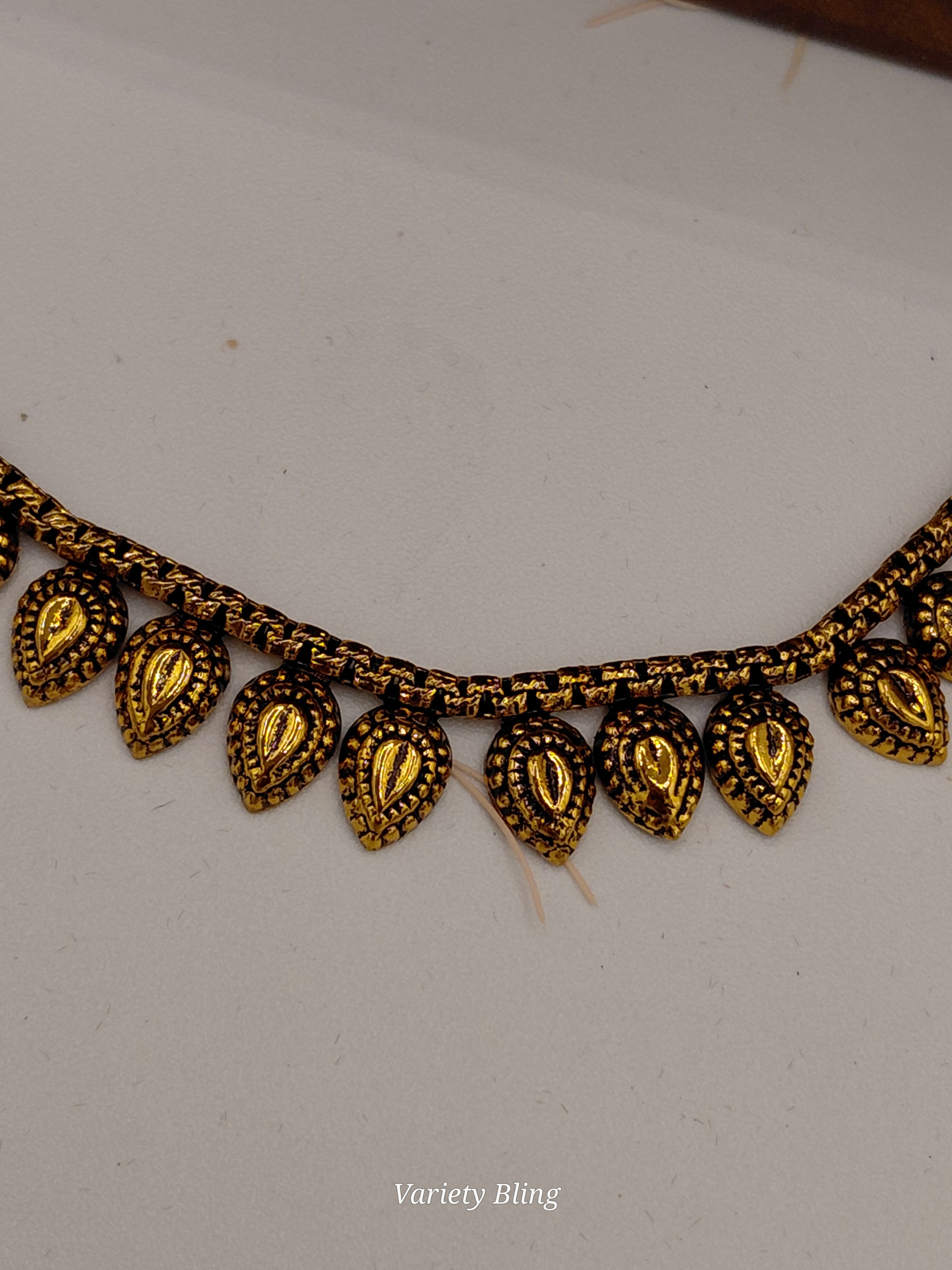 Fancy Antique Finish Necklace