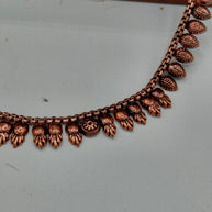 Fancy Copper Finish Multi Necklace
