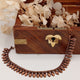 Fancy Copper Finish Shell Necklace