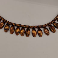 Fancy Copper Finish Shell Necklace