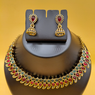 Fancy Mango STN Necklace Set