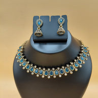 Fancy Raindrop Necklace Set