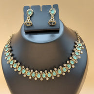 Fancy Raindrop Necklace Set