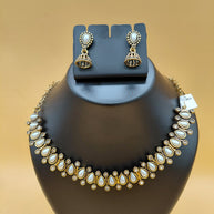 Fancy Raindrop Necklace Set