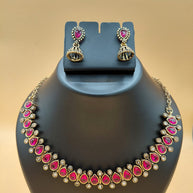 Fancy Raindrop Necklace Set