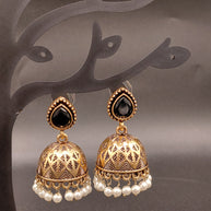 Fancy Raindrop Stone Jhumka