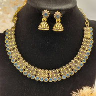 Fancy Stone Necklace Set