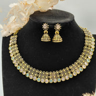 Fancy Stone Necklace Set