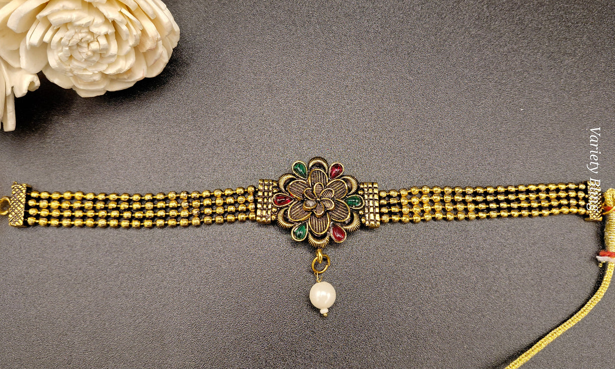 Floral Antique Choker Set