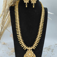 Fancy Stone Haaram Necklace Set