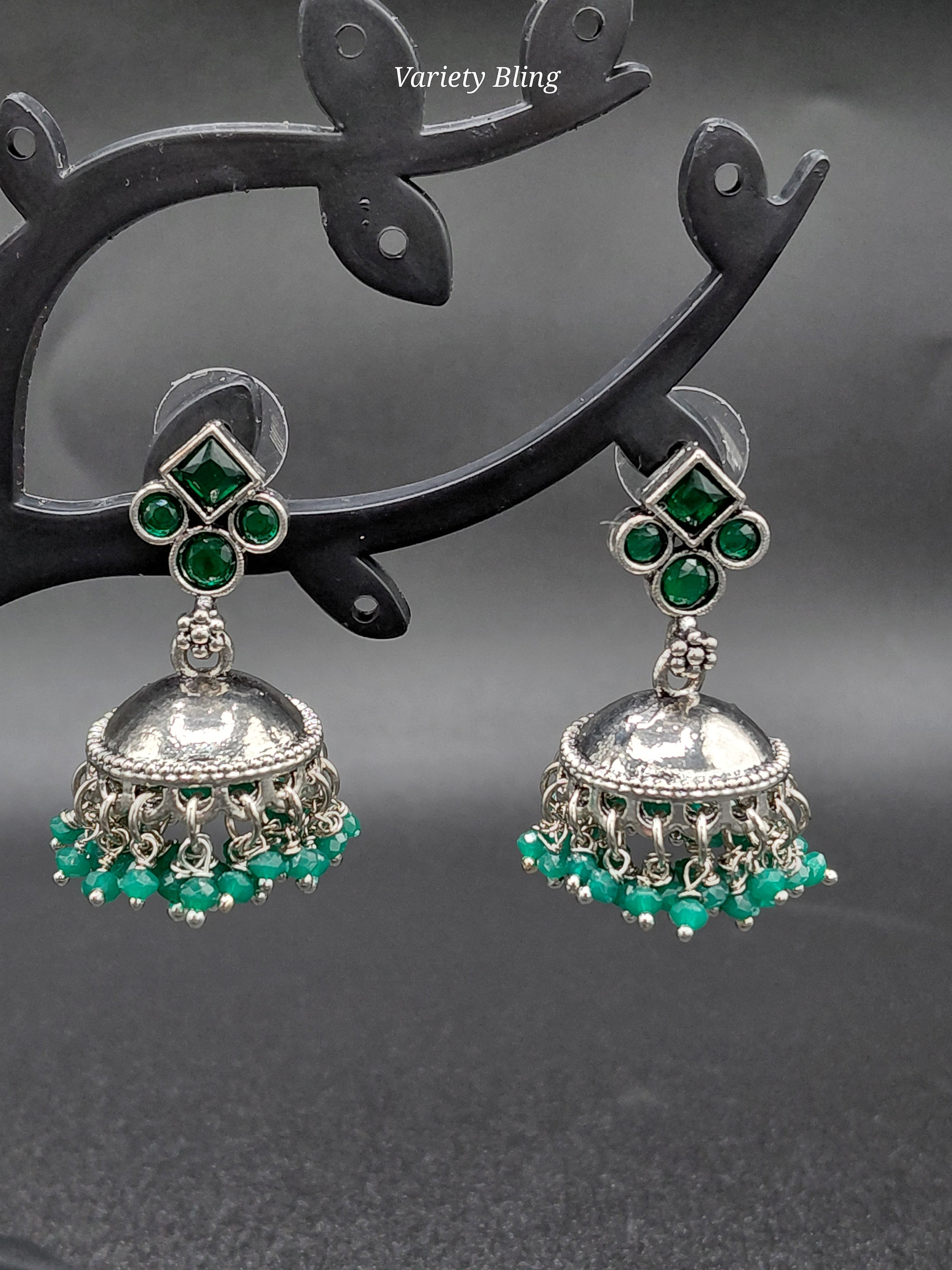 Fancy Jhumka Oxidised