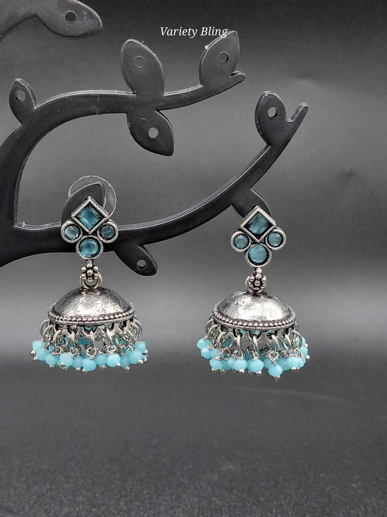 Fancy Jhumka Oxidised