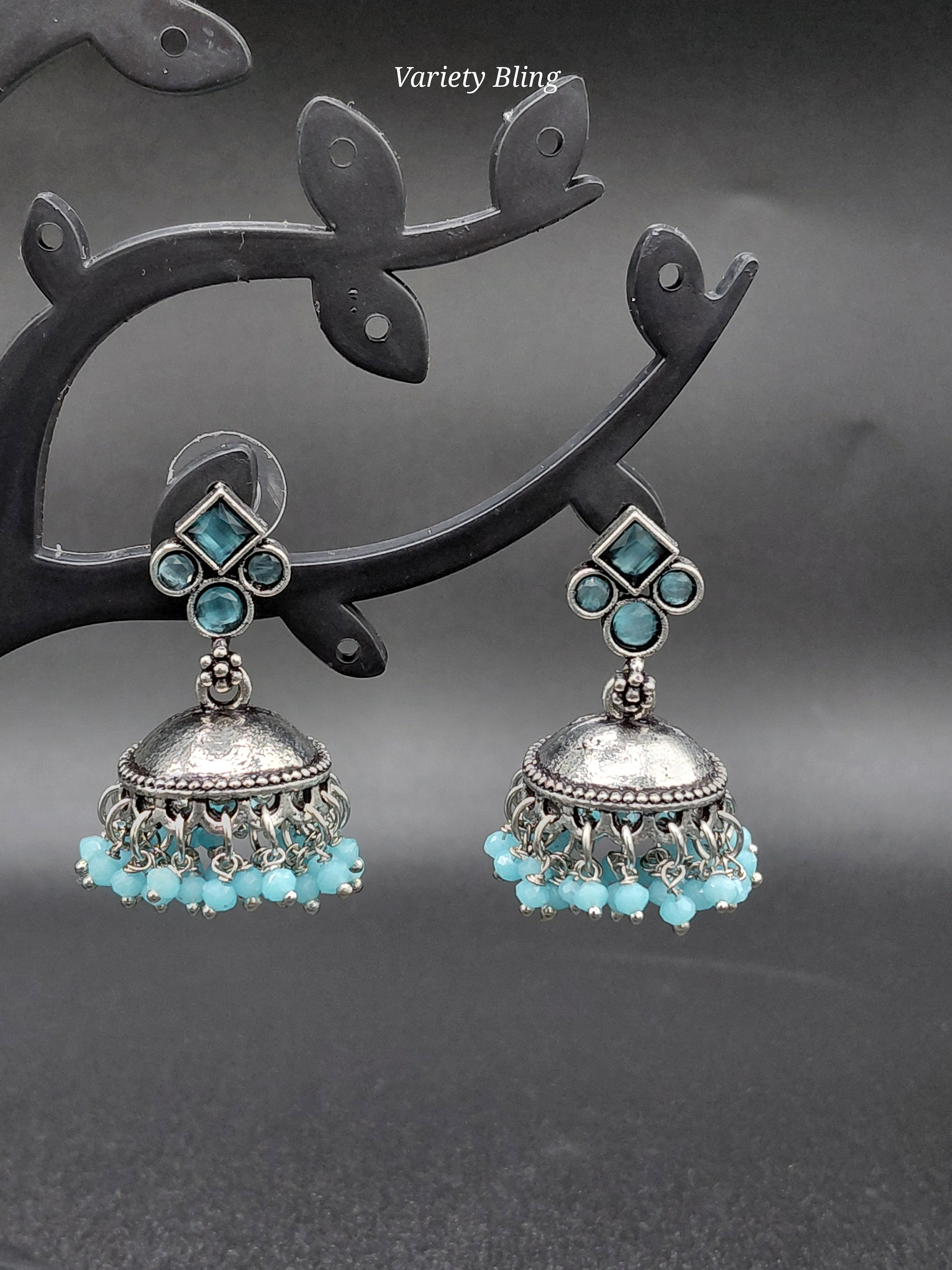 Fancy Jhumka Oxidised