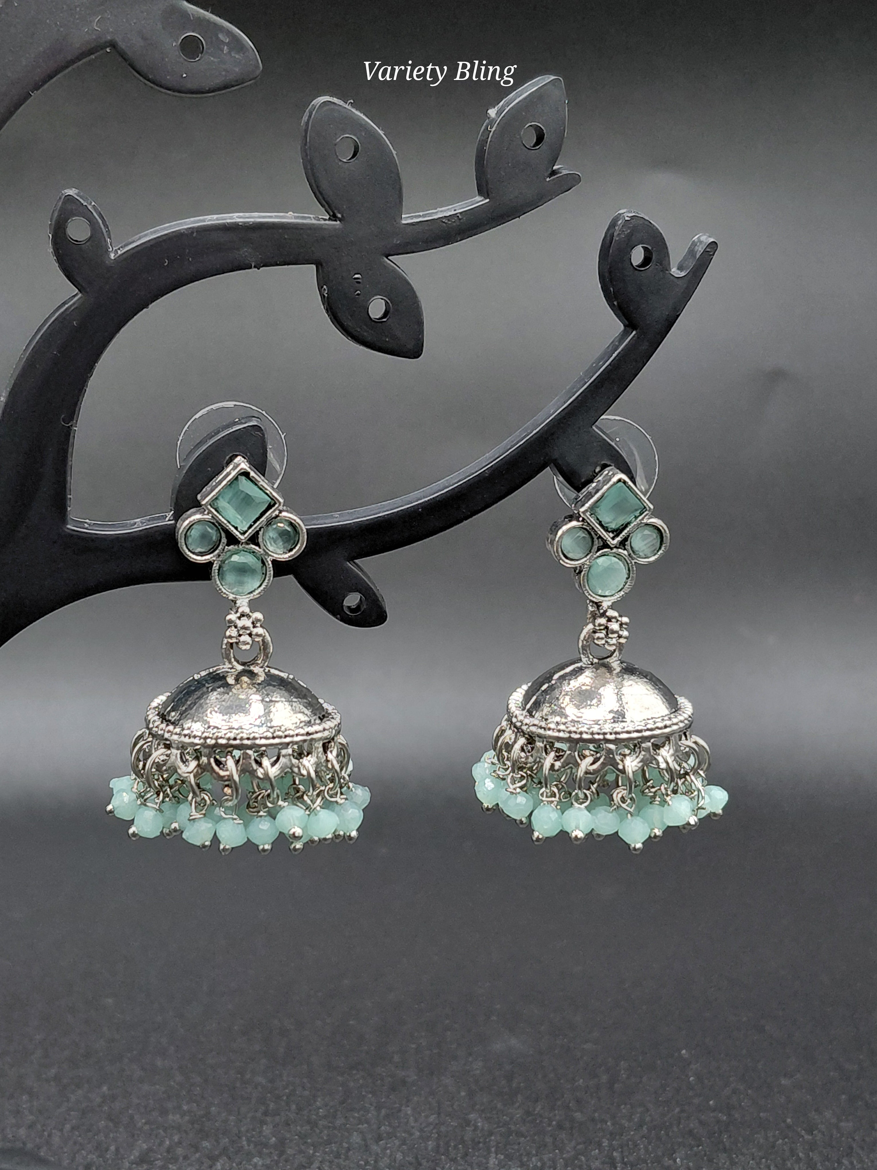 Fancy Jhumka Oxidised