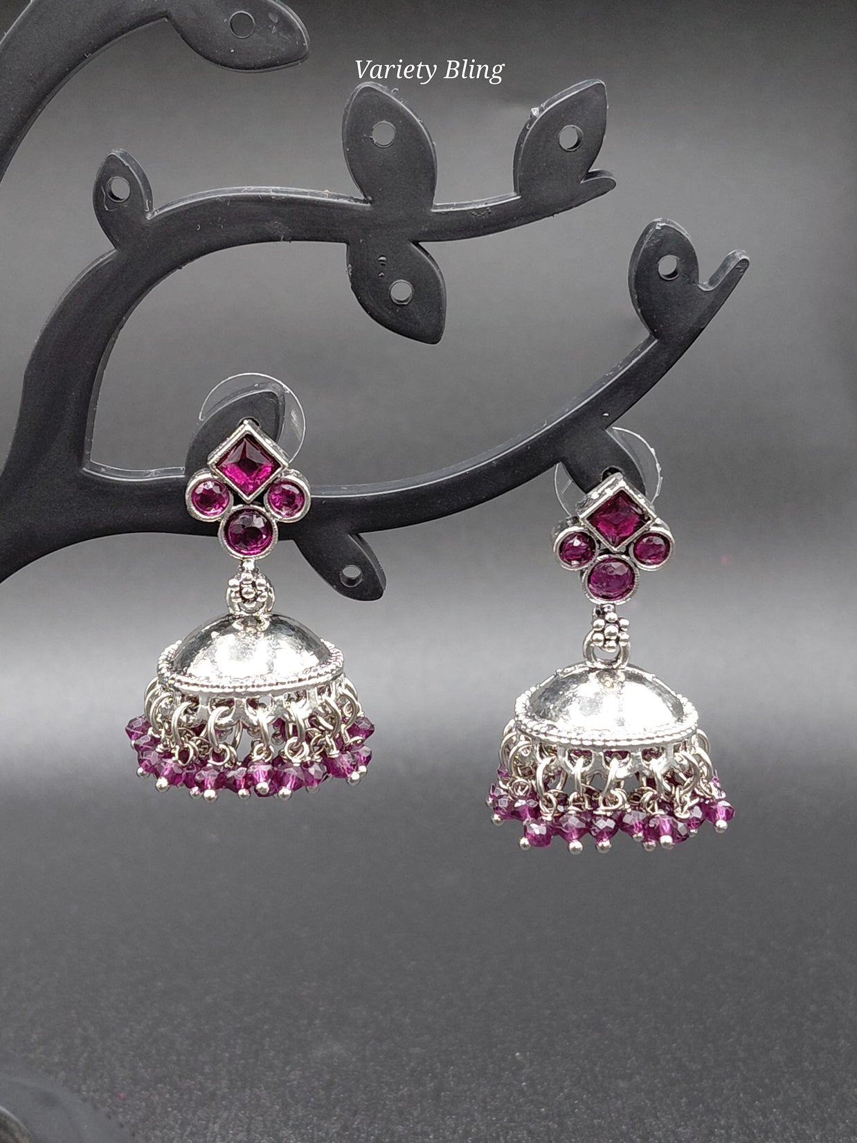 Fancy Jhumka Oxidised