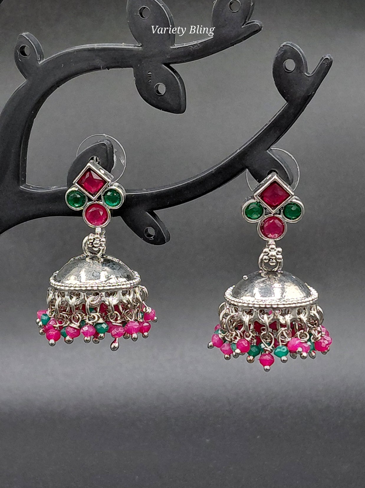 Fancy Jhumka Oxidised