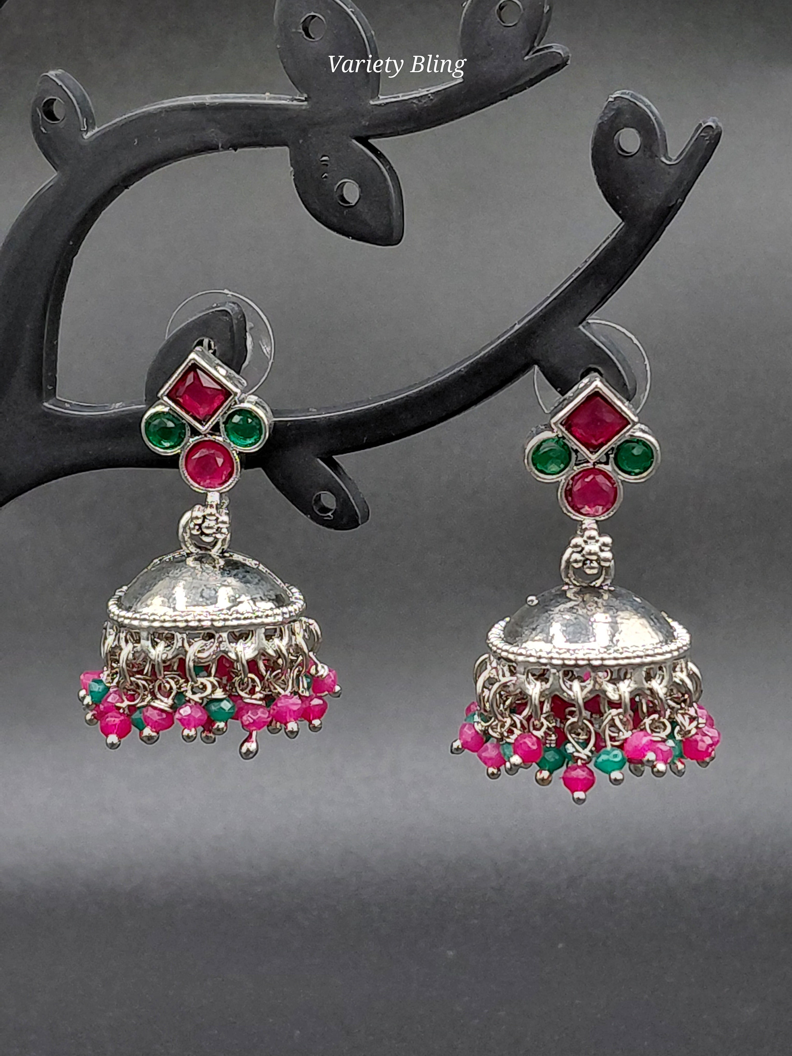 Fancy Jhumka Oxidised