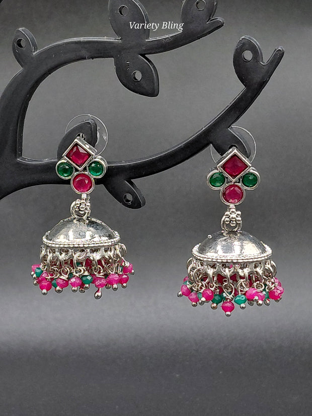 Fancy Jhumka Oxidised