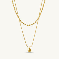 Two-Layered Bead Necklace