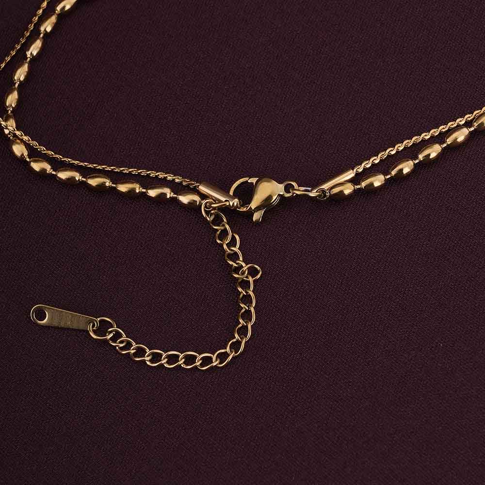 Two-Layered Bead Necklace