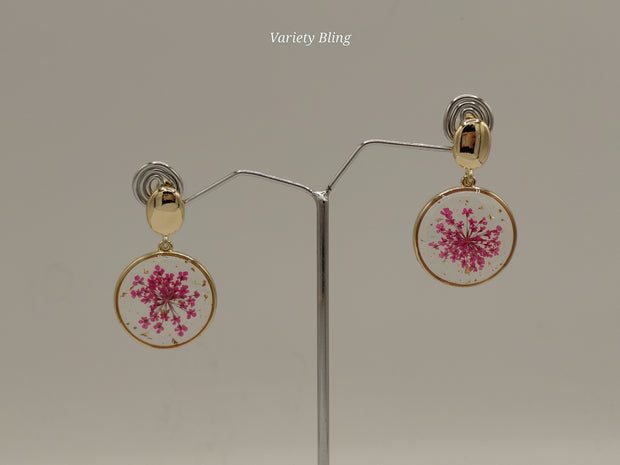 Spherical Multi-Flower Earring