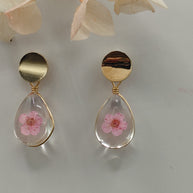 5 Petal Raindrop Earring