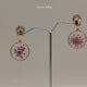 Spherical Multi-Flower Earring