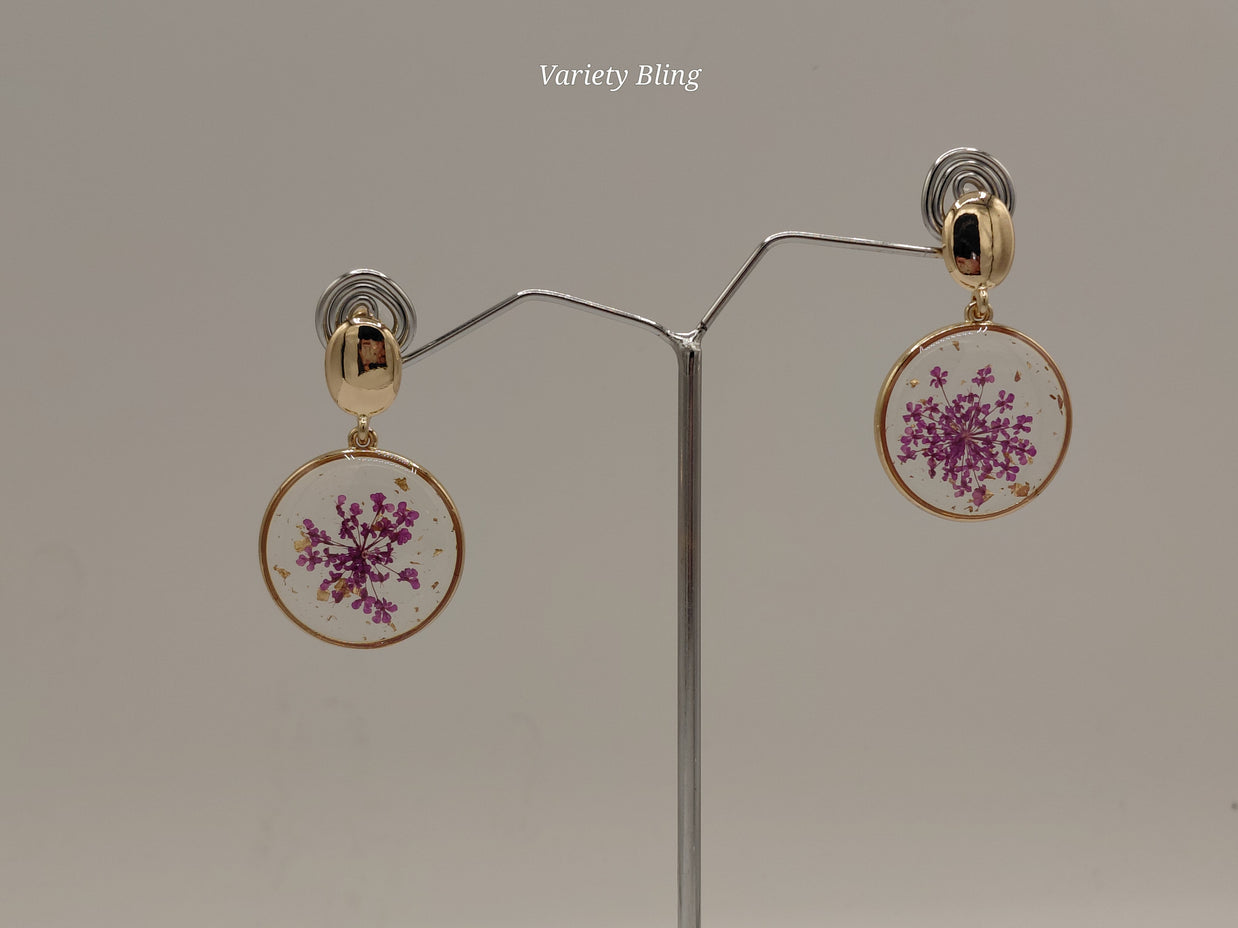 Spherical Multi-Flower Earring