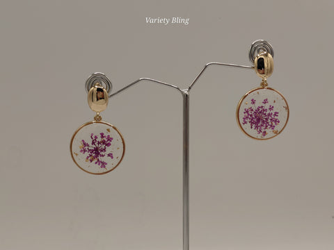 Spherical Multi-Flower Earring