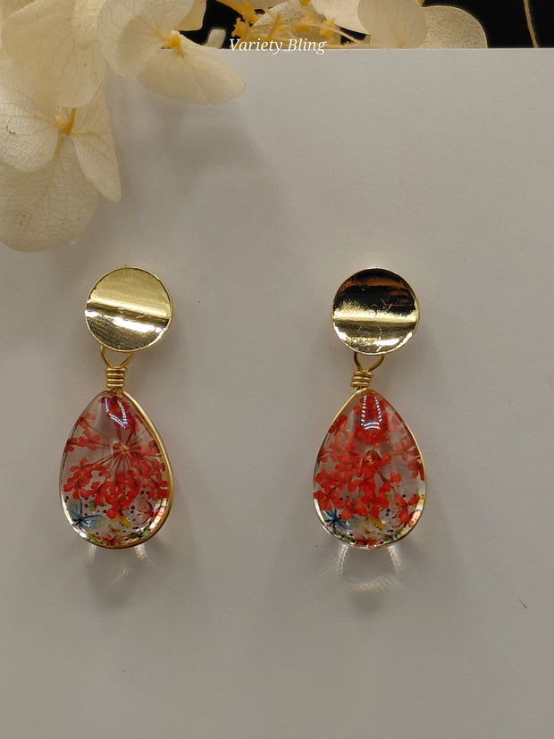 Statice Raindrop Earring