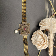 Square Antique Choker Set