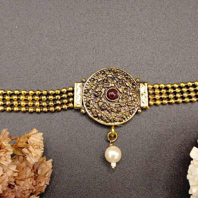 Round Antique Choker Set