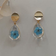 5 Petal Raindrop Earring