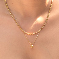 Two-Layered Bead Necklace