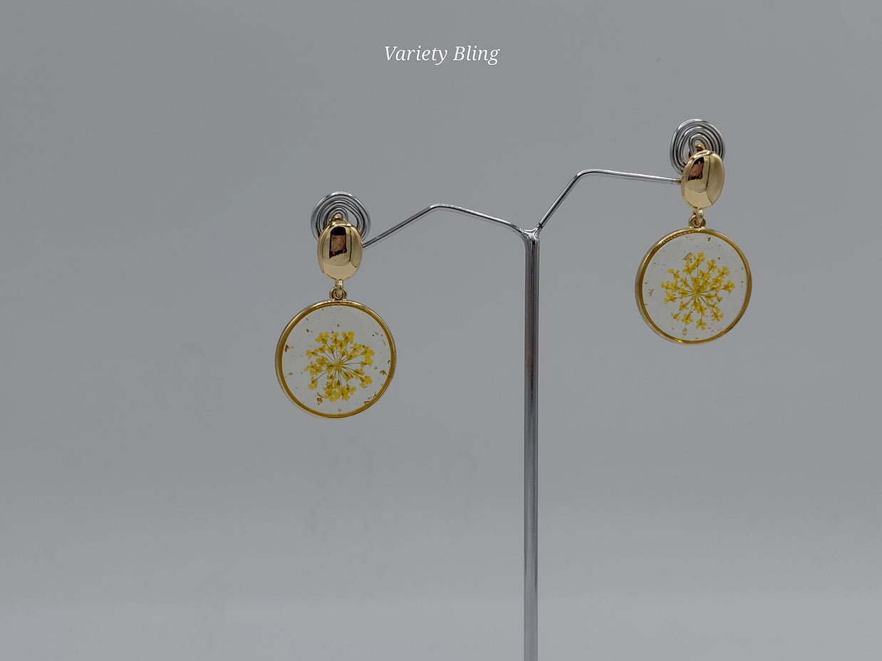 Spherical Multi-Flower Earring