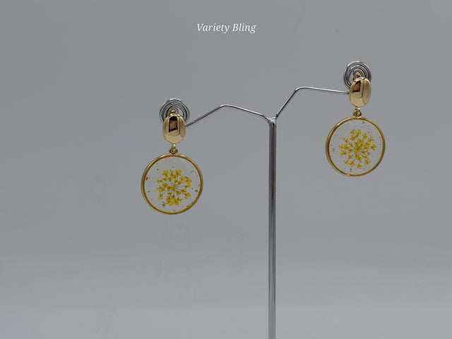 Spherical Multi-Flower Earring