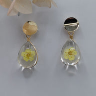 5 Petal Raindrop Earring
