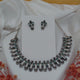 Fancy Necklace Set Black MTL