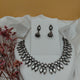 Fancy Necklace Set Black MTL